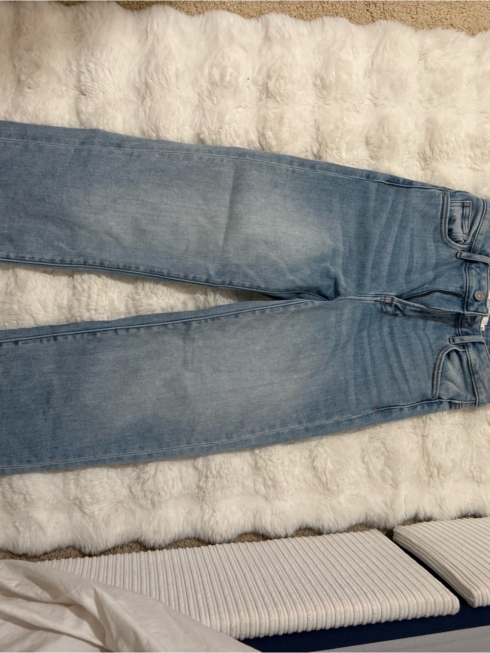 Women’s Light Blue Slim Straight Jeans